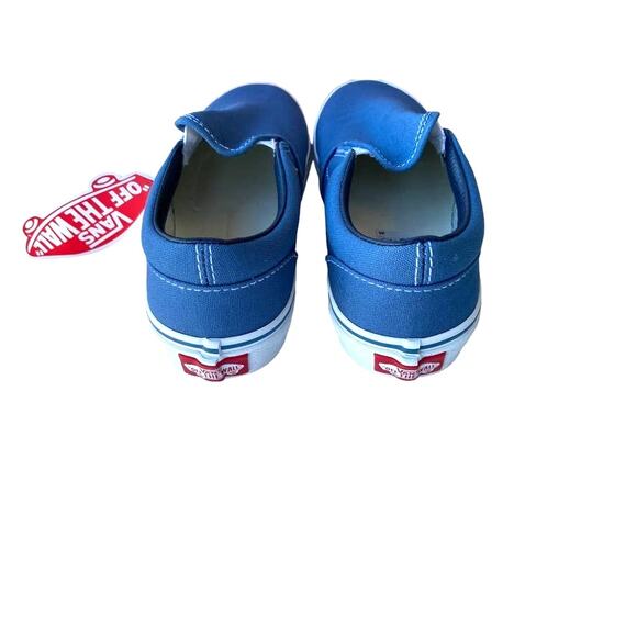 Vans Classic Slip On Blue/Wht Youth‎  3.    NWT - Picture 5 of 7